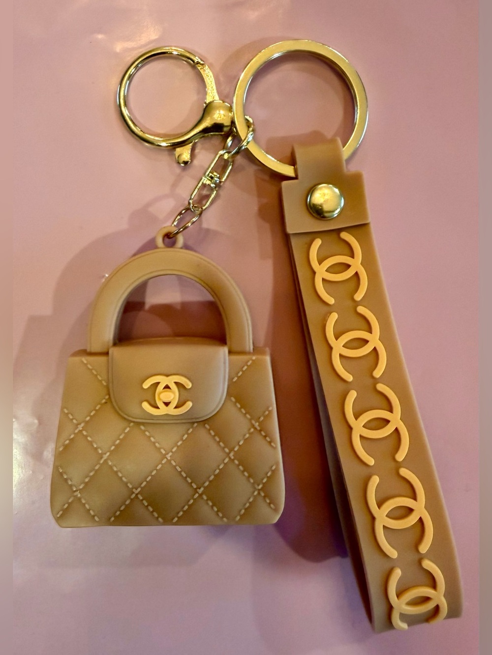 CC Handbag Keychain